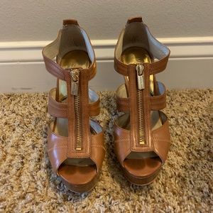 Michael Kors Platform Leather Heels